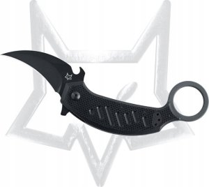 Fox Nóż FOX PikAL / Karambit Black G10, Black Idroglider N690Co by Giuliano Ron (FX-826) 1