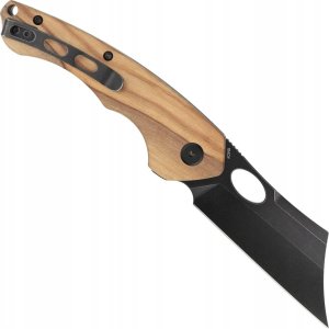 Bestech Knives Nóż składany Bestech Skirmish Natural Olivewood, Black Stonewashed 154CM (BL06C) 1