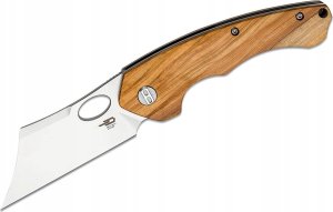 Bestech Knives Nóż składany Bestech Skirmish Natural Olivewood, Satin 154CM (BL06B) 1