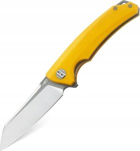 Bestech Knives Nóż składany Bestech Texel Yellow G10, Grey Titanized / Satin D2 (BG21C-2) 1