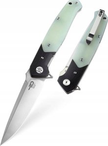 Bestech Knives Nóż składany Bestech Swordfish Black / Jade G10, Satin D2 (BG03E) 1