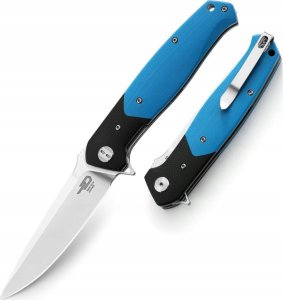 Bestech Knives Nóż składany Bestech Swordfish Black / BlueG10, Satin D2 (BG03D) 1