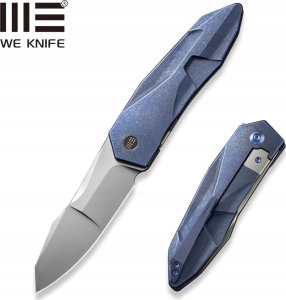 WE Knife Nóż składany WE Knife Solid Blue Titanium, Polished Bead Blasted CPM 20CV by Gustavo T. Cecchini (WE22028-4) 1