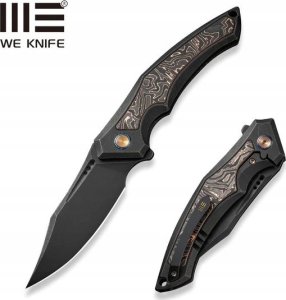 WE Knife Nóż składany WE Knife Orpheus LE No 069/155 Black Titanium / Copper Foil CF, Black Stonewashed CPM 20CV (WE23009-3) 1