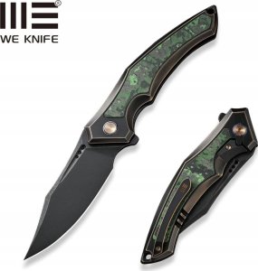 WE Knife Nóż składany WE Knife Orpheus LE No 113/155 Bronze / Black Titanium / Jungle Wear Fat Carbon Fiber, Black Stonewashed CPM 20CV ( 1