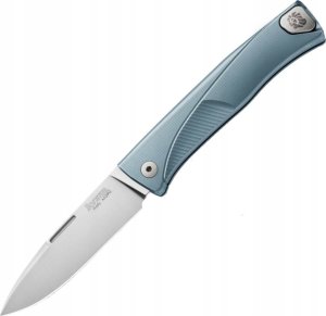 LionSteel Knives Nóż składany LionSteel Thrill Blue Titanium, Satin M390 by Molletta (TL BL) 1