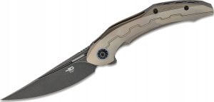 Bestech Knives Nóż składany Bestech Marukka Bronze Titanium, Black Stonewashed M390 by Kombou (BT2002C) 1