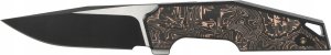 WE Knife Nóż składany WE Knife OAO Black Titanium/Copper Foil Carbon Fiber, Black Stonewashed/Satin CPM 20CV by Tashi Bharucha (WE23001-2 3
