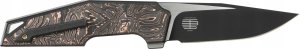 WE Knife Nóż składany WE Knife OAO Black Titanium/Copper Foil Carbon Fiber, Black Stonewashed/Satin CPM 20CV by Tashi Bharucha (WE23001-2 4