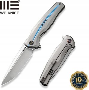 WE Knife Nóż składany WeKnife 601X LE No 045/150 Gray Titanium, Hand Polished Satin CPM 20CV (WE01J-2) 1