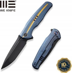 WE Knife Nóż składany WeKnife 601X LE No 057/158 Blue Titanium, Black Stonewashed CPM 20CV (WE01J-3) 1