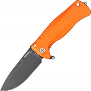 LionSteel Knives Nóż składany LionSteel SR22A Orange Aluminum, Black Sleipner by Molletta (SR22A OB) 1