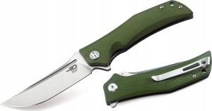 Bestech Knives Nóż składany Bestech Scimitar Army Green G10, Stonewashed/Satin D2 (BG05B-1) 1