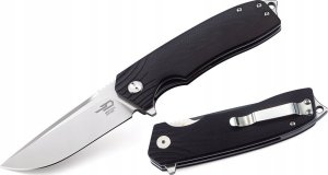 Bestech Knives Nóż składany Bestech Lion Black G10, Stonewashed/Satin D2 (BG01A) 1