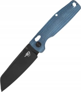 Bestech Knives Nóż składany Bestech Slasher Blue Micarta, Black Stonewashed D2 (BG56C-2) 1