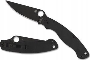 Spyderco Nóż składany Spyderco Military 2 Black G10, Black DLC CPM S30V by Sal, Eric Glesser (C36GPBK2) 1