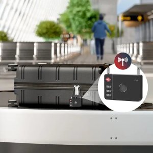 MiLi kłódka TSA czarna z lokalizatorem MiLock 4