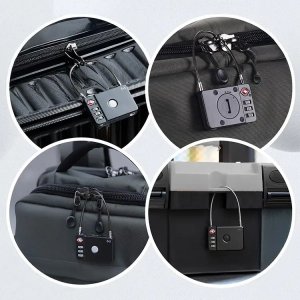 MiLi kłódka TSA czarna z lokalizatorem MiLock 8