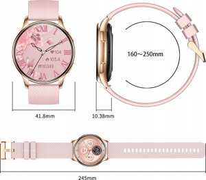 Smartwatch Wenom SMARTWATCH ZEGAREK DAMSKI ELEGANCKI ROZMOWY CIŚNIENIE MENU PL AMOLED 12