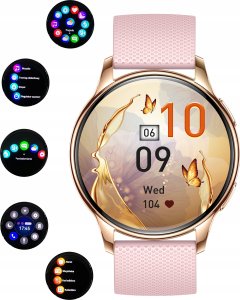 Smartwatch Wenom SMARTWATCH ZEGAREK DAMSKI ELEGANCKI ROZMOWY CIŚNIENIE MENU PL AMOLED 14
