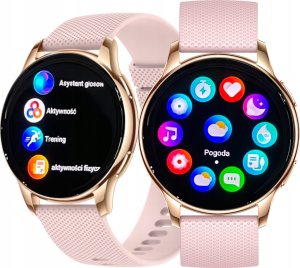 Smartwatch Wenom SMARTWATCH ZEGAREK DAMSKI ELEGANCKI ROZMOWY CIŚNIENIE MENU PL AMOLED 2
