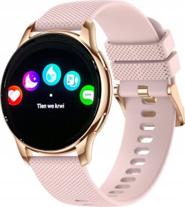Smartwatch Wenom SMARTWATCH ZEGAREK DAMSKI ELEGANCKI ROZMOWY CIŚNIENIE MENU PL AMOLED 4