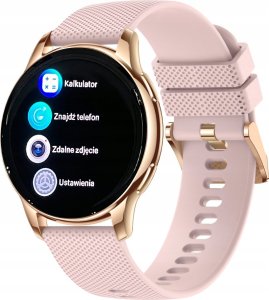 Smartwatch Wenom SMARTWATCH ZEGAREK DAMSKI ELEGANCKI ROZMOWY CIŚNIENIE MENU PL AMOLED 6
