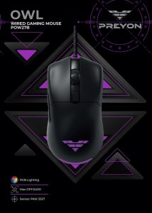 Mysz PREYON Owl Wired  (POW27B) 7