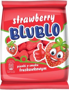 Blublo Żelki pianki o smaku truskawkowym 80 g 1