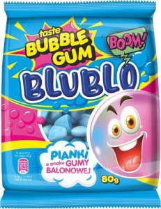 Blublo żelki pianki o smaku gumy balonowej 80 g 1