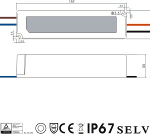 GLP ZASILACZ IMPULSOWY 24V/2.5A/GPV-MINI 7