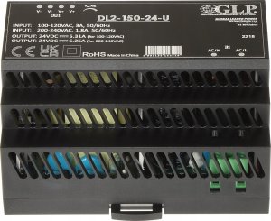 GLP ZASILACZ IMPULSOWY DL2-150-24-U 3