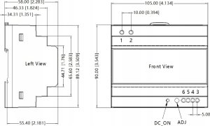 GLP ZASILACZ IMPULSOWY DL2-150-24-U 7