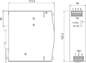 Mean Well ZASILACZ IMPULSOWY NDR-120-12 MEAN WELL 5