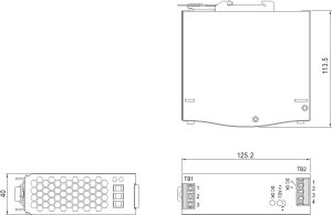 Mean Well Zasilacz Impulsowy SDR-120-24 5