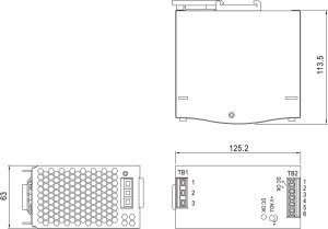 Mean Well ZASILACZ IMPULSOWY SDR-240-24 MEAN WELL 5