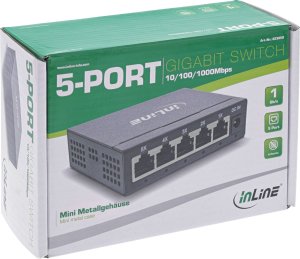 Switch InLine InLine Gigabit Netzwerk Switch 5-Port, 1GBit/s, Lfterlos 7