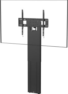 Vision VISION Motorisierte, hohenverstellbare Bildschirm-Standhalterung - 30 JAHRE GARANTIE - hochbelastbar - Geeignet fur Bildschirme bis 100 Zoll mit VESA-Grossen bis zu 800 x 600 - an der Wand zu befestigen, tragt die Last auf den Boden ab - Nutzlast 1