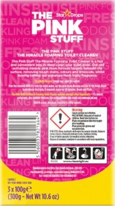 The Pink Stuff Saszetki do czyszczenia THE PINK STUFF Miracle Foaming Toilet WC 3x 100g 3