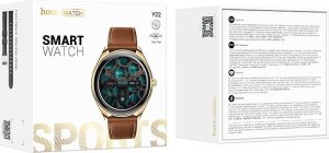 Smartwatch Hoco HOCO smartwatch z funkcją rozmowy AMOLED Y22 złoty szampański 6