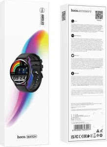 Smartwatch Hoco HOCO smartwatch z funkcją rozmowy Y15 AMOLED czarny 4