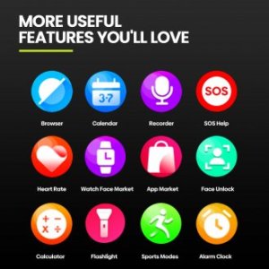 Smartwatch Zeblaze Smartwatch Zeblaze Thor SQ - czarny 15