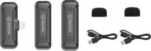 Mikrofon Boya Boya BY-WM3T2-U1 - 2.4G Mini Wireless Microphone - for iOS devices 1+2 2