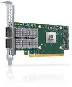 Kontroler NVIDIA NVIDIA ConnectX-6 Dx EN - Crypto deaktiviert mit Secure Boot - Netzwerkadapter - PCIe 4.0 x16 - 100 Gigabit QSFP56 x 2 1