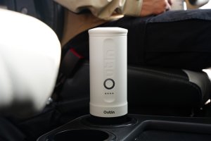 Przenośny ekspres do kawy Outin Nano (OTEM-01-PW) 100 W biały 11