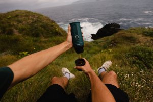 Przenośny ekspres do kawy Outin Nano (OTEM-01-Teal) 100 W niebieski 9