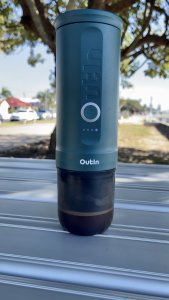 Przenośny ekspres do kawy Outin Nano (OTEM-01-Teal) 100 W niebieski 17