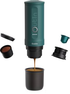 Przenośny ekspres do kawy Outin Nano (OTEM-01-Teal) 100 W niebieski 3