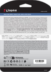 Dysk serwerowy Kingston DC2000B 480GB PCI-E x4 Gen 4 NVMe  (SEDC2000BM8/480G) 5