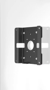 Uchwyt Compulocks Compulocks VESA Glass Mount Bracket with Security Slot - Befestigungskit (VESA-Halterung) - fur LCD-Display/Tablet - Montageschnittstelle: 100 x 100 mm - auf Glas befestigt 1